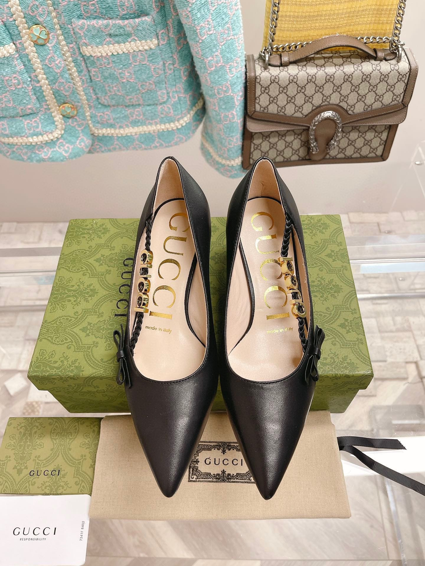 HOT SALE GUCCI Women's pump with 'GUCCI'