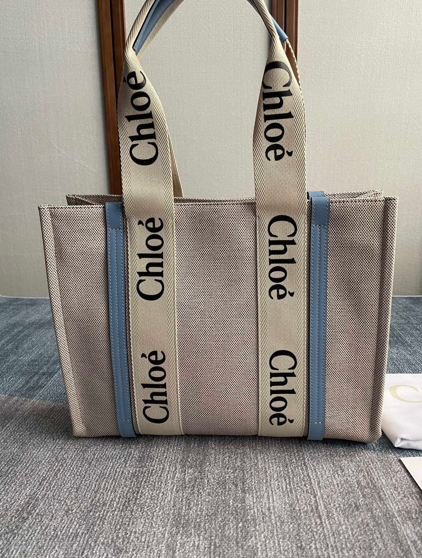 HOT SALE CHLOÉ MEDIUM WOODY TOTE BAG