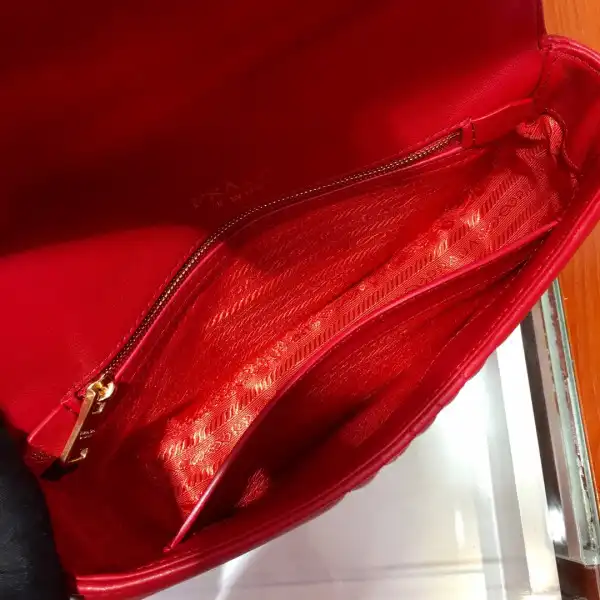 PRADA Medium Leather Prada Diagramme Bag