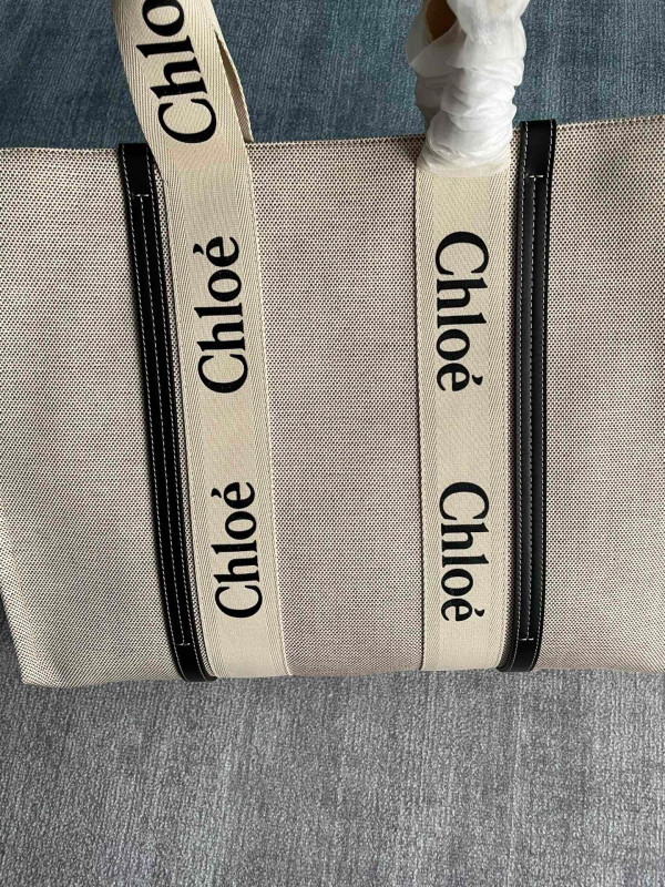 HOT SALE CHLOÉ LARGE WOODY TOTE BAG