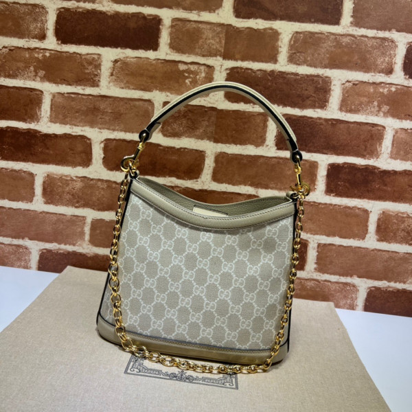 HOT SALE GUCCI Large shoulder bag with Interlocking G