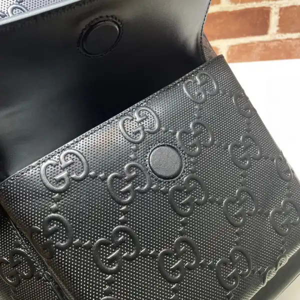 GUCCI GG embossed backpack