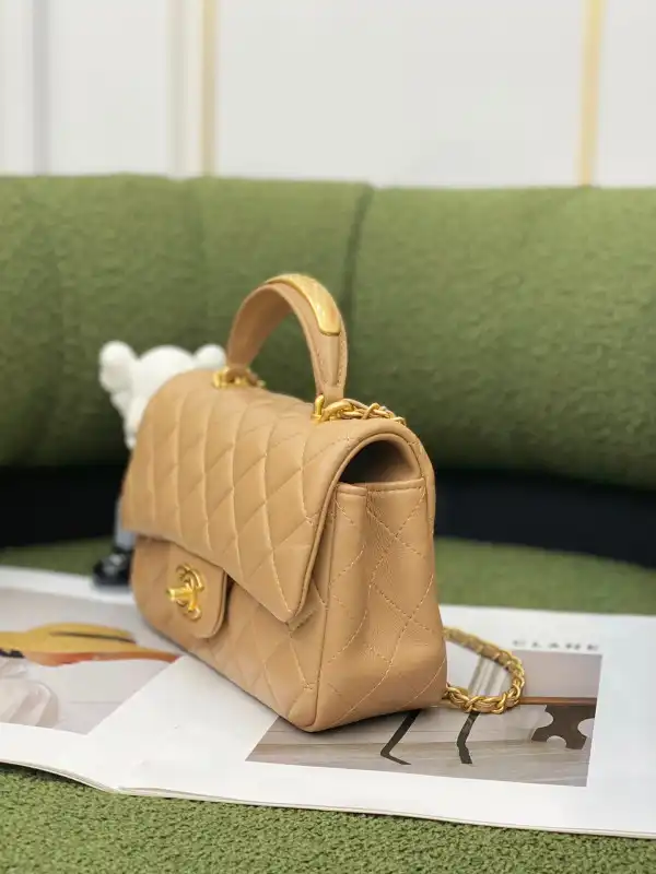 Bagsoffer CL MINI FLAP BAG WITH TOP HANDLE