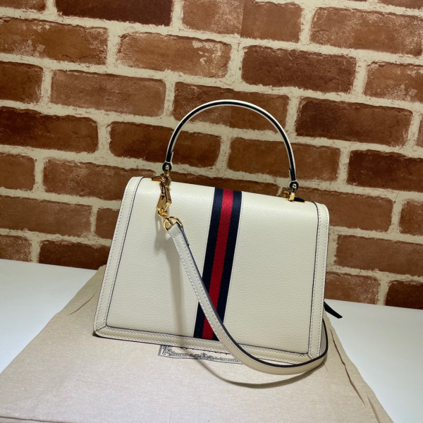 HOT SALE GUCCI Ophidia small top handle bag with Web