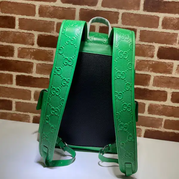 Firstbag Ru GUCCI GG embossed backpack