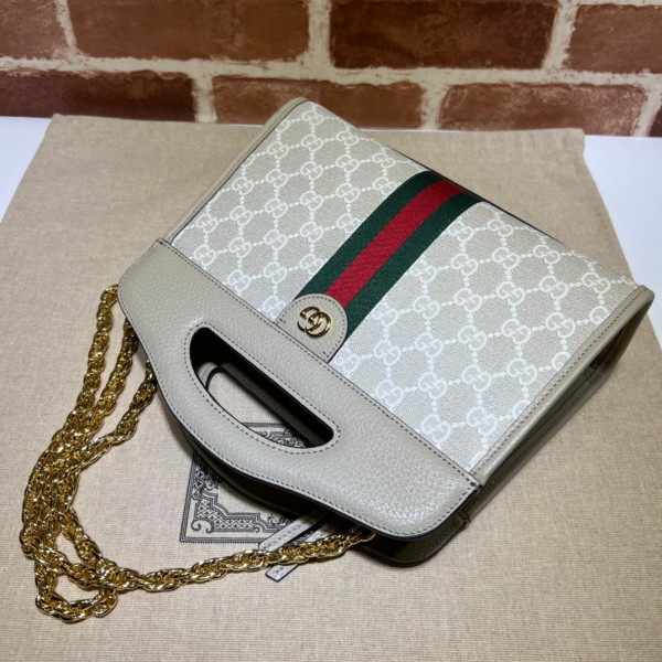 HOT SALE GUCCI Ophidia small tote with Web