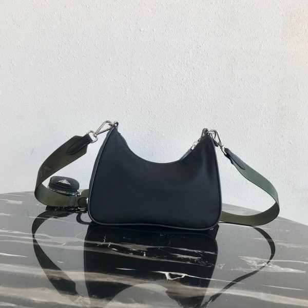 HOT SALE PRADA NYLON HOBO BAG