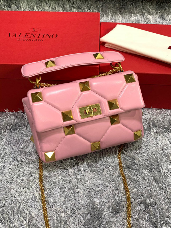 HOT SALE VALENTINO MEDIUM ROMAN STUD THE SHOULDER BAG