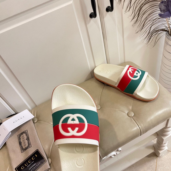 HOT SALE GUCCI Interlocking G slide sandal