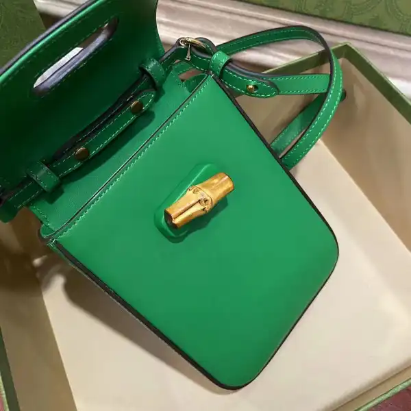 Cheap HOT SALE Gucci Bamboo mini handbag