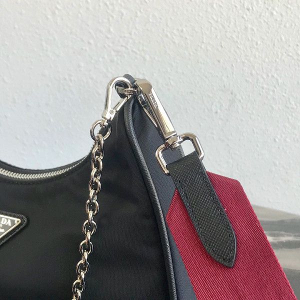 HOT SALE PRADA NYLON HOBO BAG