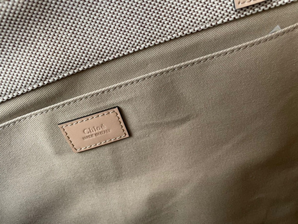 CHLOÉ LARGE WOODY TOTE BAG