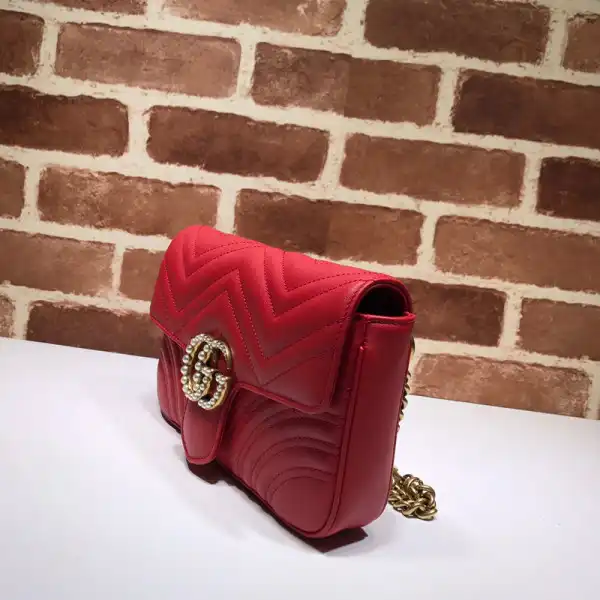 Frstbag ru GUCCI GG Marmont Pearl Chain Belt Bag