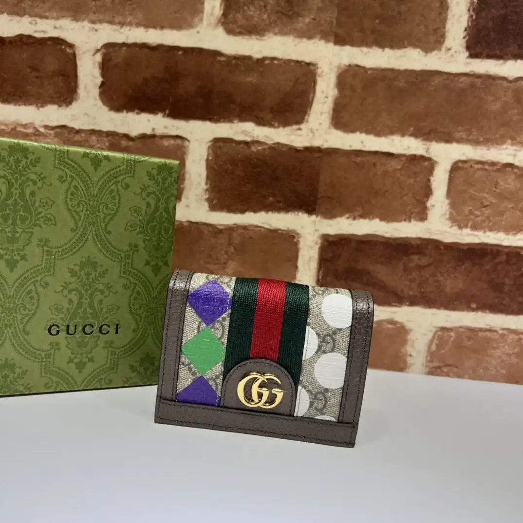 GUCCI Ophidia card case wallet