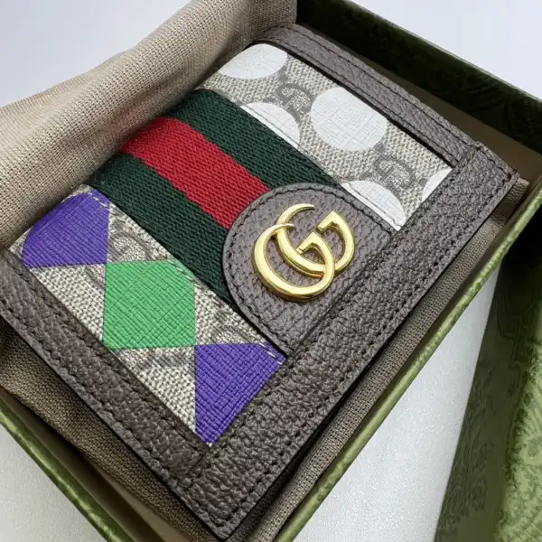 Affordable GUCCI Ophidia card case wallet