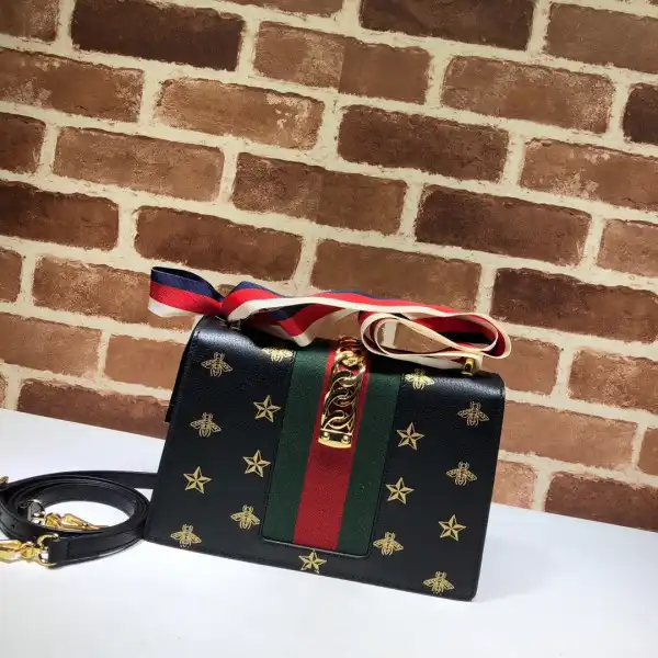 Yupoo bagsoffer GUCCI Sylvie Bee Star small shoulder bag