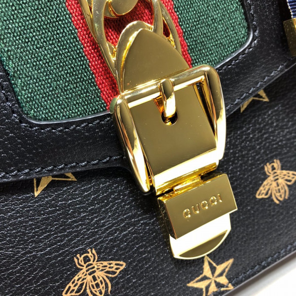 GUCCI Sylvie Bee Star small shoulder bag