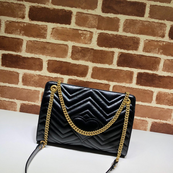 HOT SALE GUCCI GG Marmont matelassé medium shoulder bag