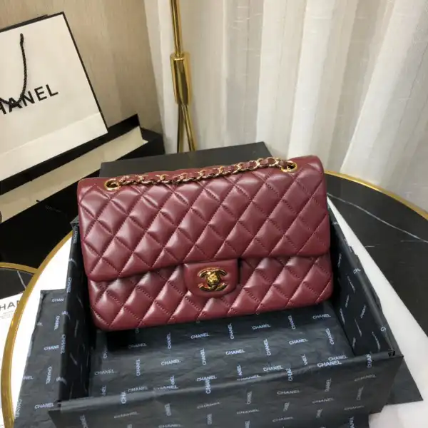 CHANEL FLAP BAG LAMBSKIN