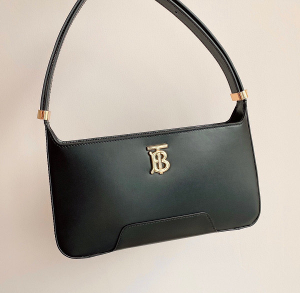 HOT SALE BURBERRY Leather TB Shoulder Bag