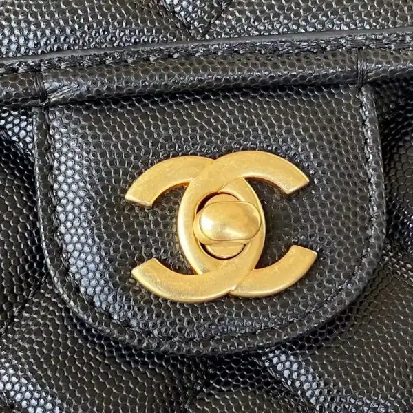 CHANEL SMALL FLAP BAG WITH TOP HANDLE