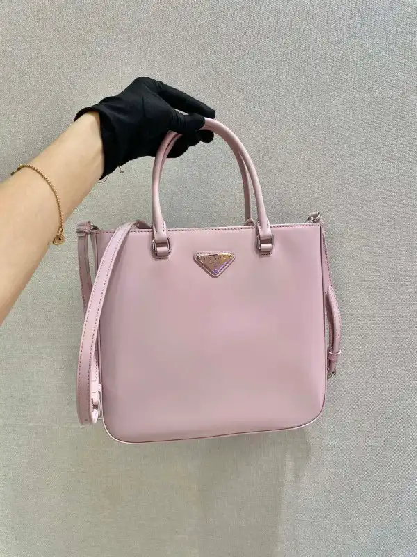 PRADA LARGE brushed leather tote