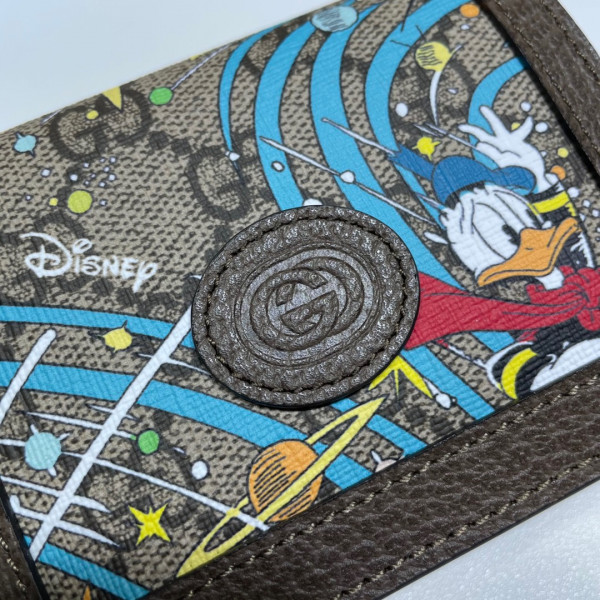 HOT SALE Disney x Gucci Donald Duck card case wallet