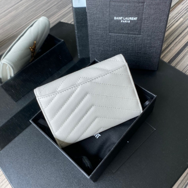 HOT SALE YSL MONOGRAM SMALL ENVELOPE WALLET IN