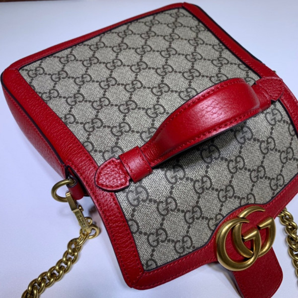 HOT SALE GUCCI GG Marmont mini top handle bag