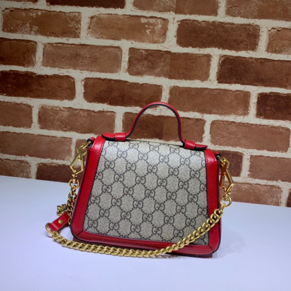 HOT SALE GUCCI GG Marmont mini top handle bag