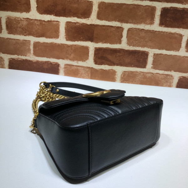 HOT SALE GUCCI GG Marmont mini top handle bag