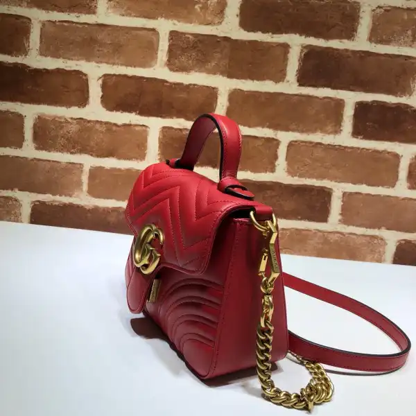 GUCCI GG Marmont mini top handle bag