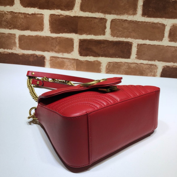 HOT SALE GUCCI GG Marmont mini top handle bag