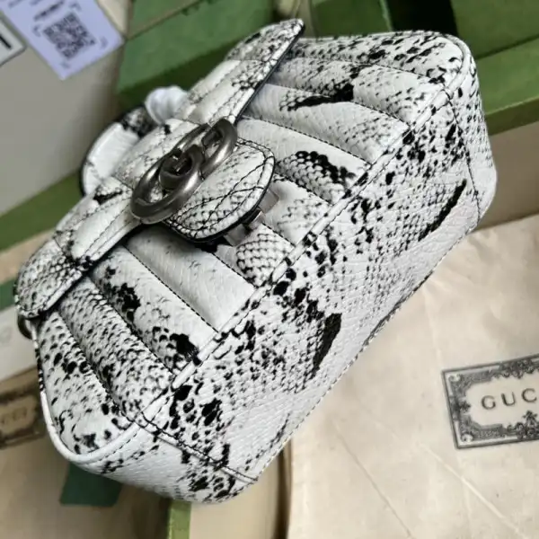 Frstbag ru GUCCI GG Marmont python mini top handle bag