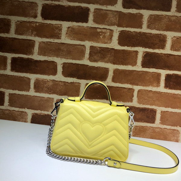 HOT SALE GUCCI GG Marmont mini top handle bag