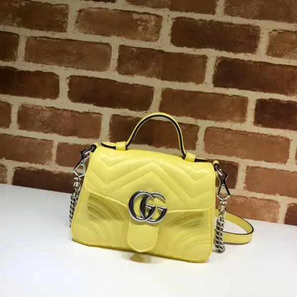 GUCCI GG Marmont mini top handle bag