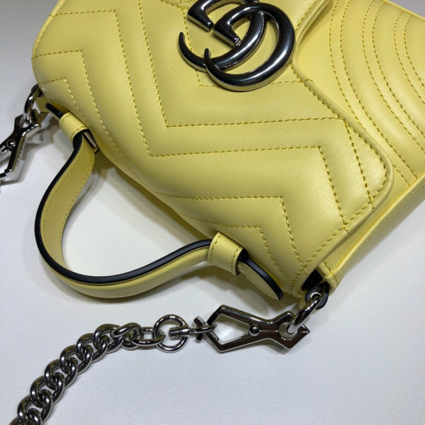 HOT SALE GUCCI GG Marmont mini top handle bag