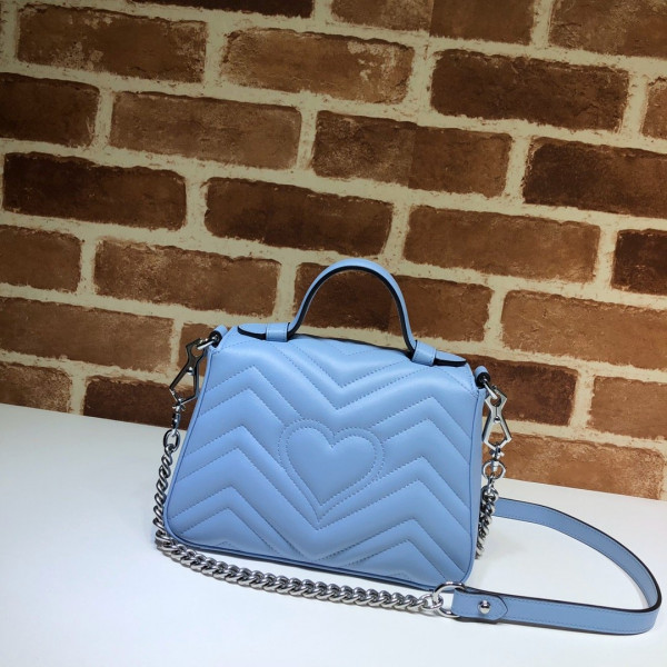 HOT SALE GUCCI GG Marmont mini top handle bag