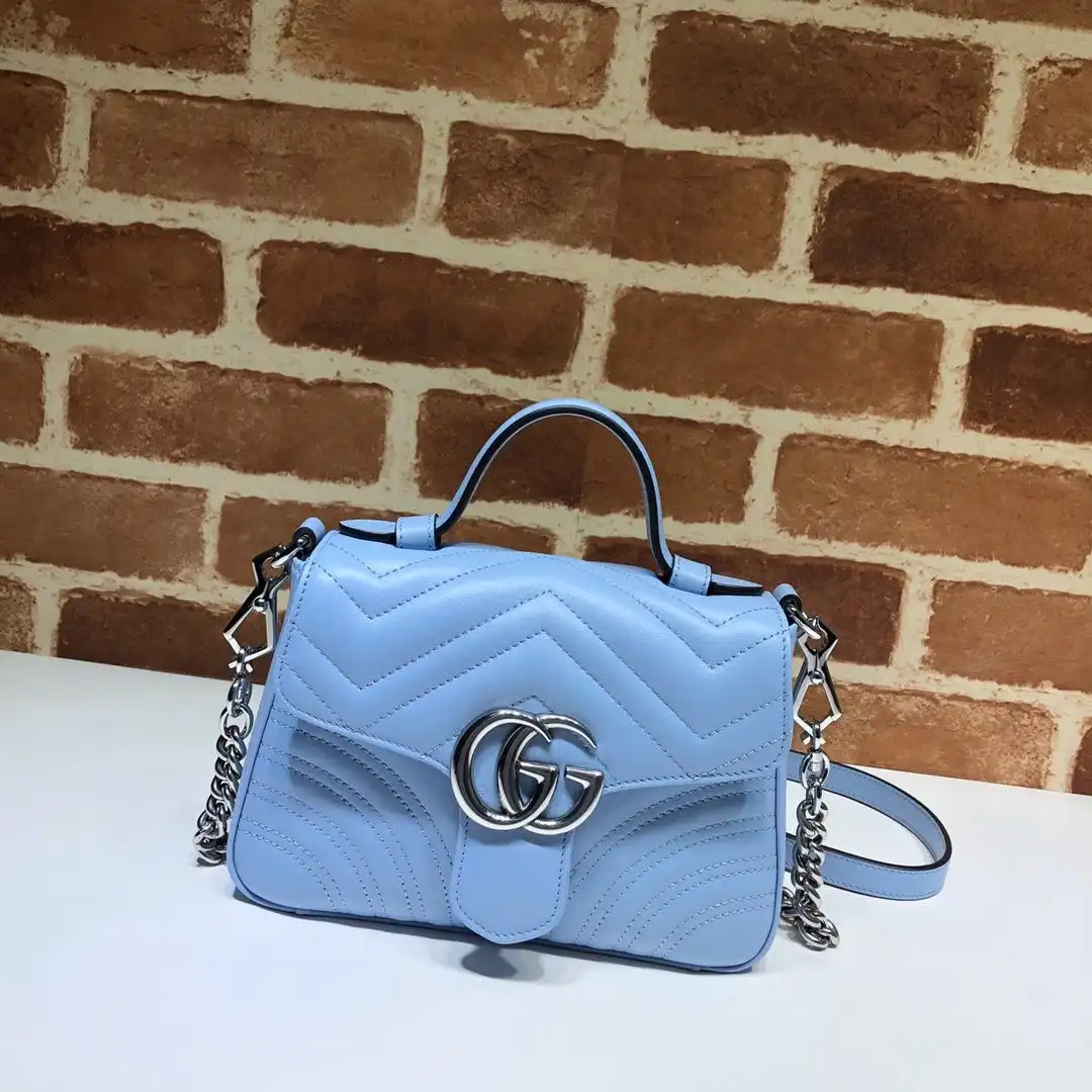 GUCCI GG Marmont mini top handle bag