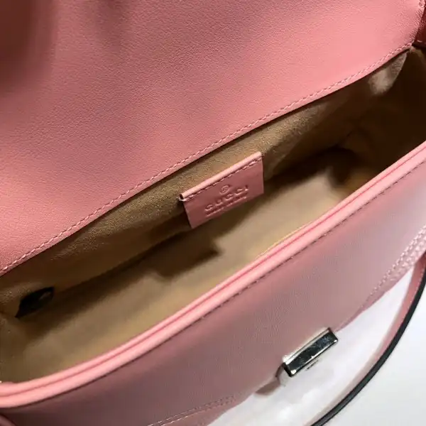 First bag ru GUCCI GG Marmont mini top handle bag