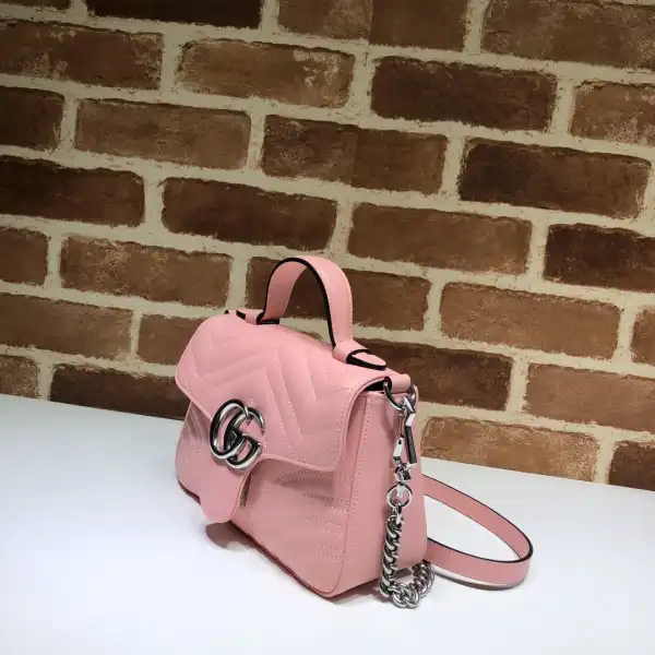 Affordable GUCCI GG Marmont mini top handle bag