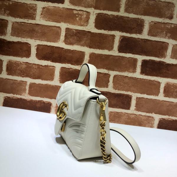 HOT SALE GUCCI GG Marmont mini top handle bag