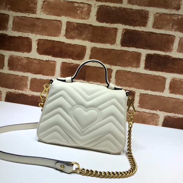 HOT SALE GUCCI GG Marmont mini top handle bag