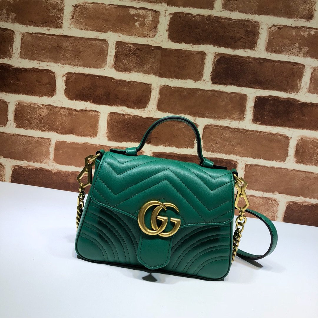 GUCCI GG Marmont mini top handle bag