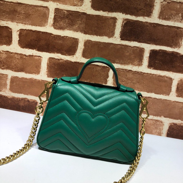 GUCCI GG Marmont mini top handle bag