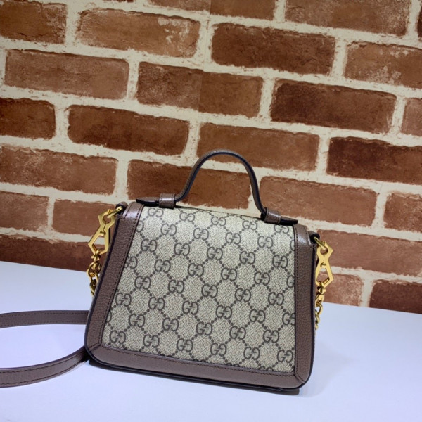 HOT SALE GUCCI GG Marmont mini top handle bag