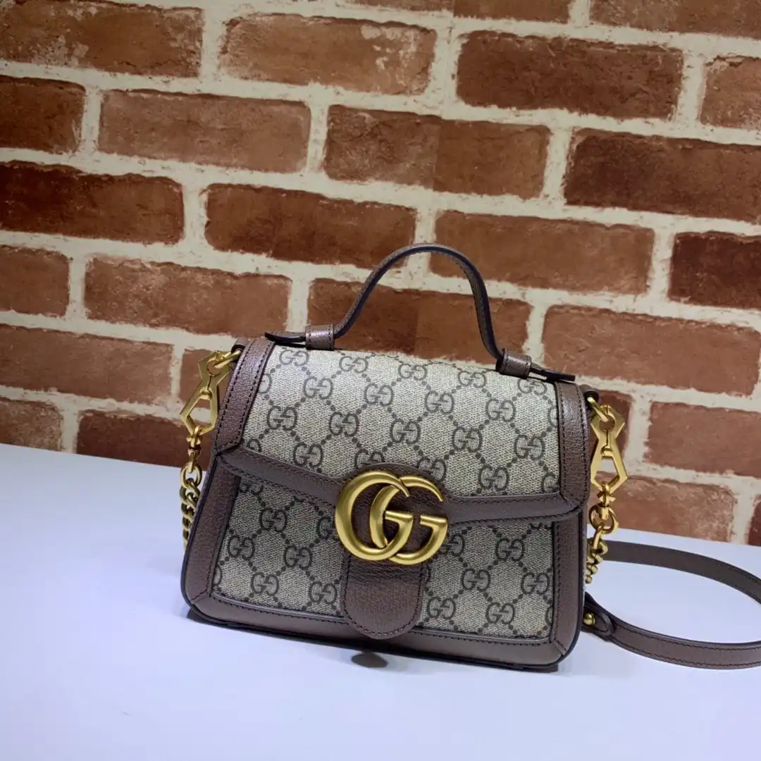 GUCCI GG Marmont mini top handle bag