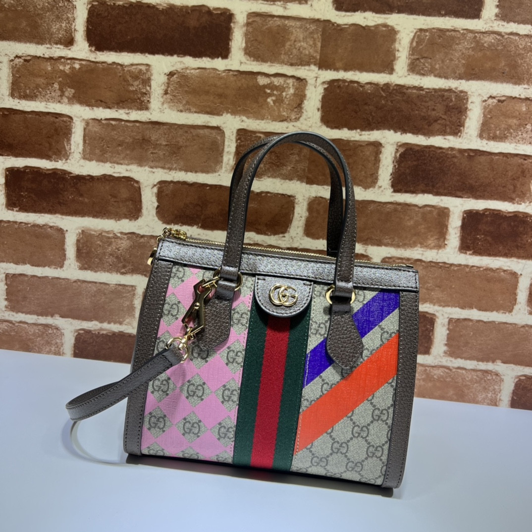 HOT SALE Gucci Ophidia small GG tote bag