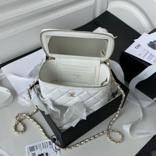 CHANEL SMALL VANITY WITH CHANELASSIC CHAIN