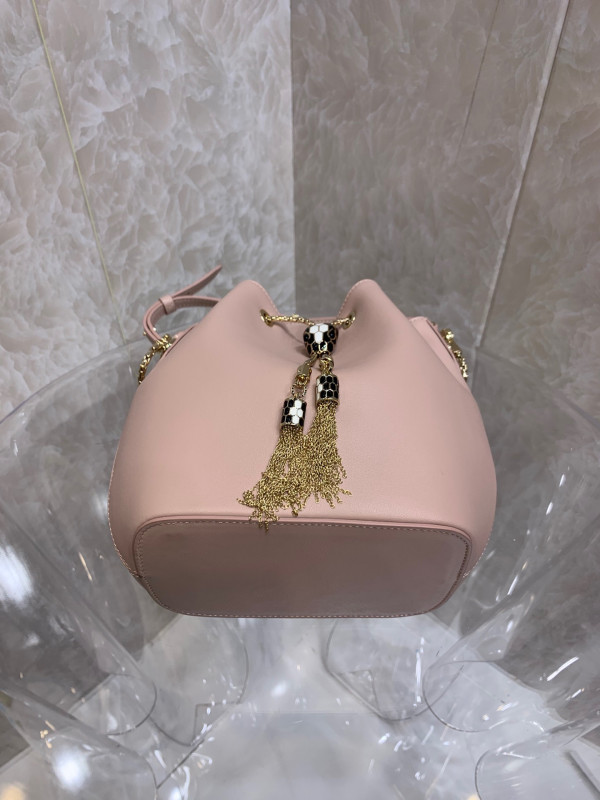 [FREE SHIPPING] BVLGARI SERPENTI FOREVER BUCKET BAG